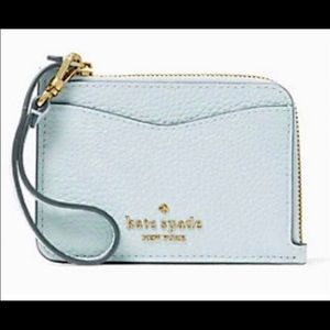 New Kate Spade Wristlet in ocean fog